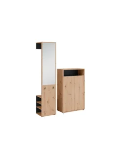 Garderoben-Set Lyon 2tlg. in Eiche-Optik