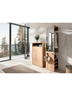 Garderoben-Set Lyon 2tlg. in Eiche-Optik