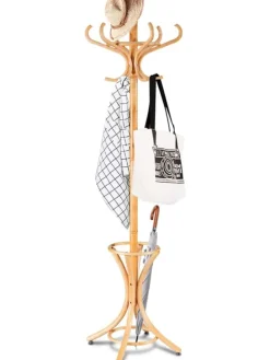 Garderobenständer in Hellbraun