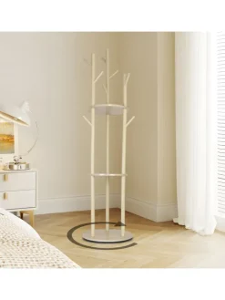 Garderobenständer in Natur – (H)165 x Ø 40 cm