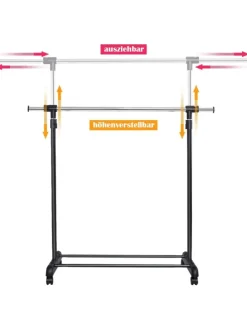 Garderobenständer in Schwarz