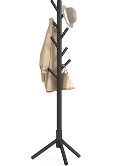 Garderobenständer in Schwarz - (H)174,5 cm