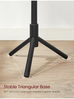 Garderobenständer in Schwarz - (H)174,5 cm