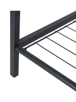 Garderobenständer in Schwarz/ Dunkelbraun - (B)80 x (H)190 x (T)30 cm