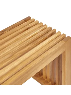 Gartenbank BELLANO in Braun - (W) 105 x (H) 43 x (L) 35 cm