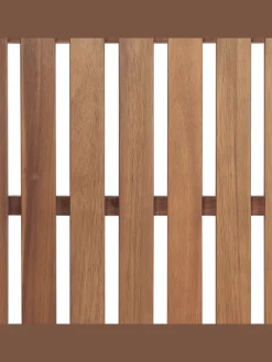 Gartenbank TREIA in Braun - (W) 110 x (H) 92 x (L) 40 cm