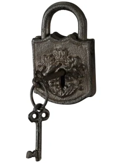 Gartendekohänger ''Schloss'' in Braun - (B)7 x (H)13 x (T)2 cm