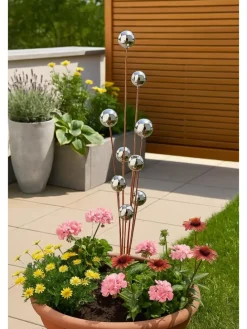 Gartendekoration BOULES in Braun