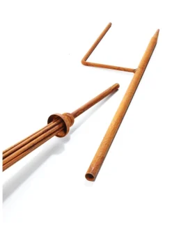 Gartendekoration RUSTY BOULES in Braun