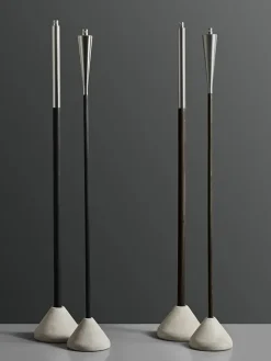 Gartenfackel mit Holzstab 