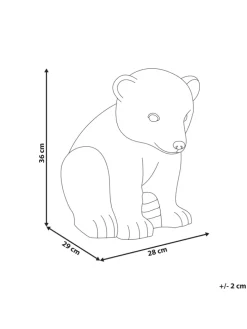 Gartenfigur BOWE in Grau - (W) 28 x (H) 36 x (L) 29 cm