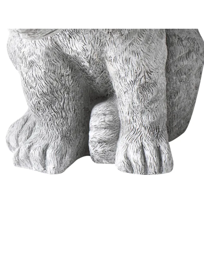 Gartenfigur BOWE in Grau - (W) 28 x (H) 36 x (L) 29 cm