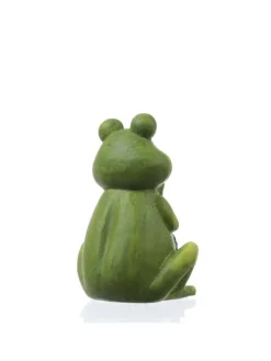 Gartenfigur Frosch Rosie Tierfigur für Beet Gartendeko H: 16cm in grün