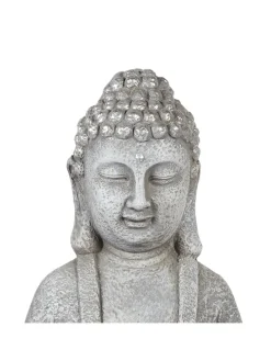 Gartenfigur THOIRY in Grau - (W) 21 x (H) 70 x (L) 20 cm