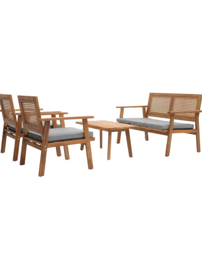 Garten-Garnitur N46, Kissen grau