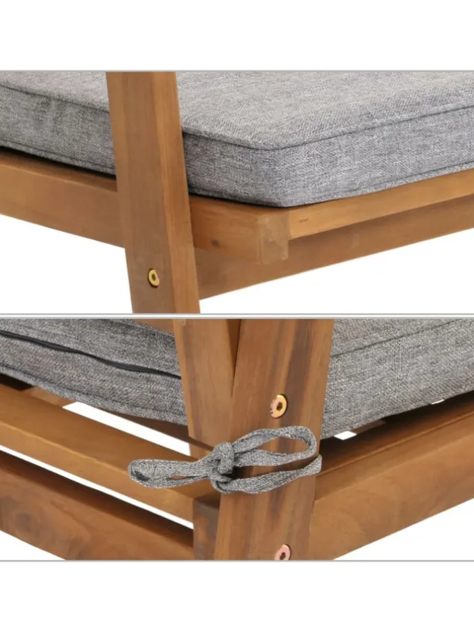 Garten-Garnitur N46, Kissen grau