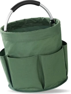 Gartenkorb "Maximex" in Grün - (H)26,5 x Ø 28 cm