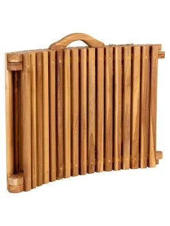 Gartenliege in Natur - (B)50 x (H)50 x (T)160 cm