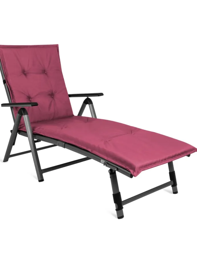 Gartenliegenauflage Polsterauflage Matera in Brombeere