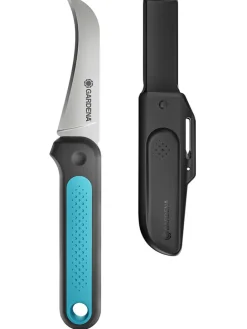 Gartenmesser "Veggie Cut" in Grau/ Hellblau