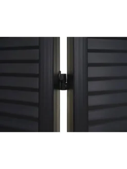 Garten-Paravent J14, Schwarz