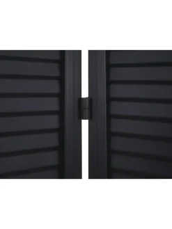 Garten-Paravent J14, Schwarz