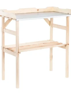 Gartenpflanztisch in Natur - (B)82 x (H)78 x (T)38 cm