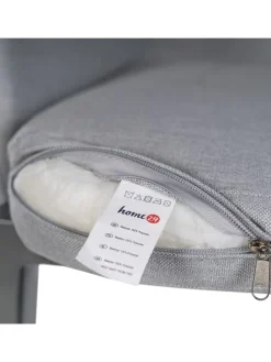 Gartenpolsterstuhl Gleamy 2er-Set in Hellgrau