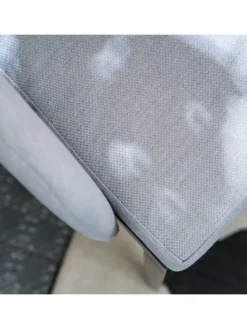 Gartenpolsterstuhl Gleamy 2er-Set in Hellgrau