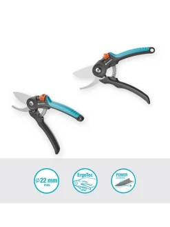 Gartenschere "PremiumCut - Frisches Holz" in Schwarz