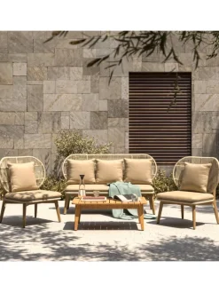 Gartensessel Lasia in Beige