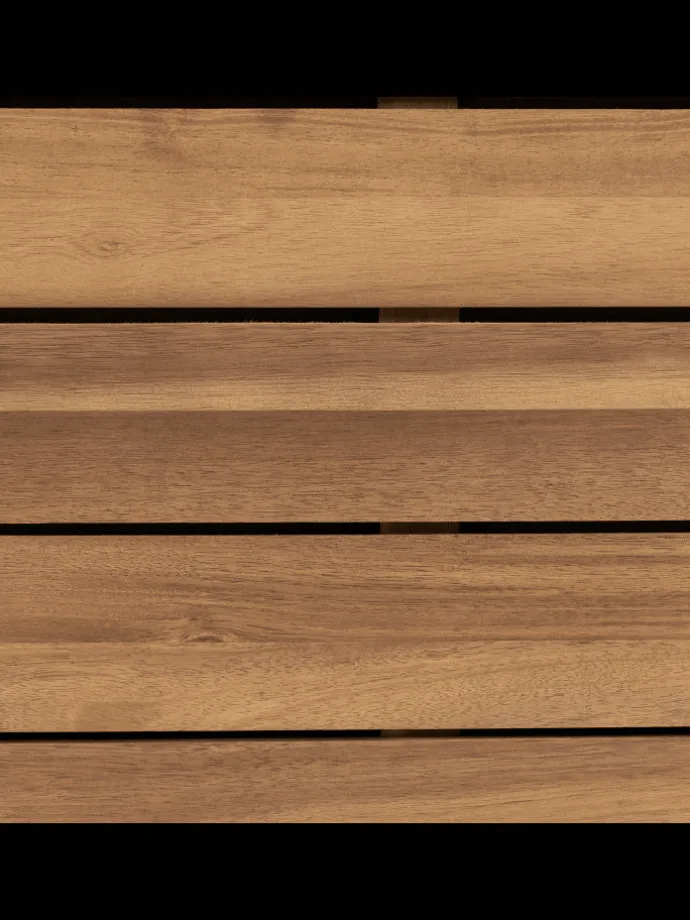 Gartensofa CAVEZZO in Grau/Schwarz/Braun - (W) 254 x (H) 77 x (L) 150 cm