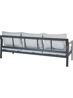 Gartensofa KIATO in Grau - (W) 225 x (H) 77 x (L) 80 cm