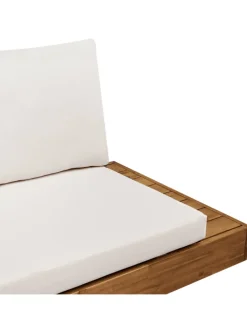 Gartensofa MARETTIMO in Braun/Weiß - (W) 230 x (H) 70 x (L) 68 cm