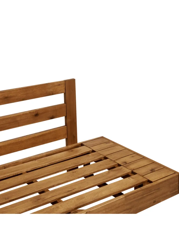 Gartensofa MARETTIMO in Braun/Weiß - (W) 230 x (H) 70 x (L) 68 cm