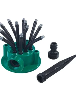 Gartensprinkler "Flexi-Arms" in Grün/ Schwarz - Ø 9 cm