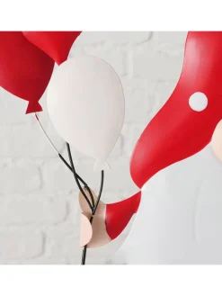 Gartenstab "August" in Rot/ Weiß - (H)50 cm