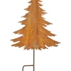 Gartenstab "Baum" in Hellbraun - (B)30 x (H)39 cm