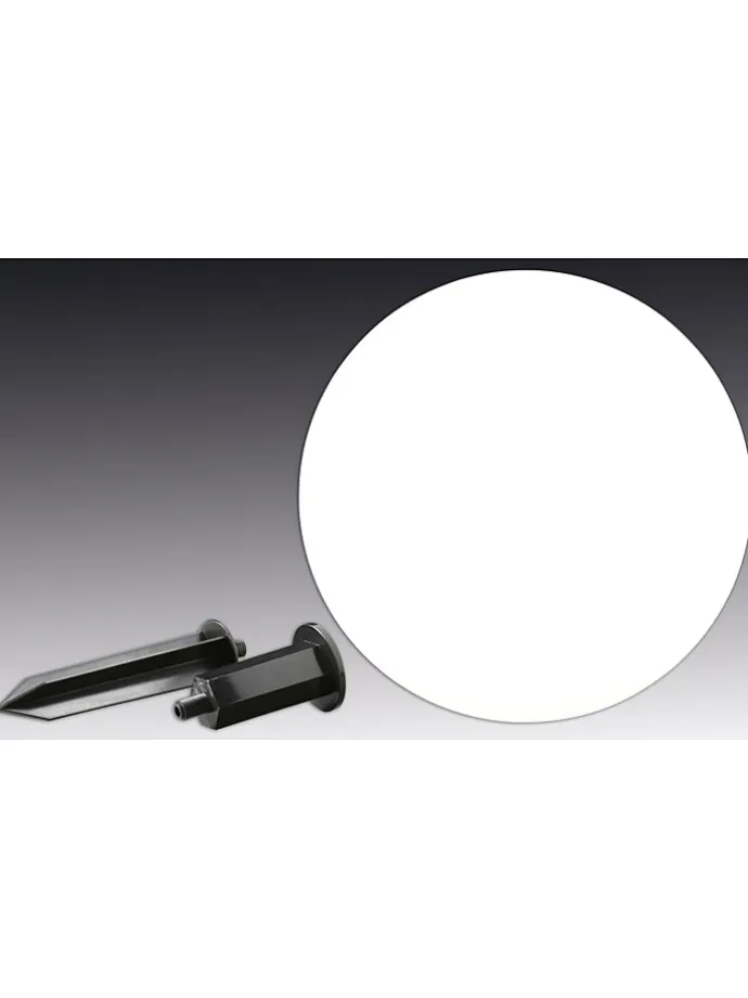 Gartenstecker in Schwarz/ Weiß - (H)63 cm