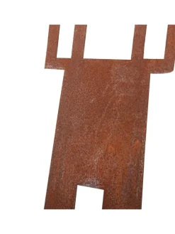 Gartenstecker Rost Leuchtturm in Braun