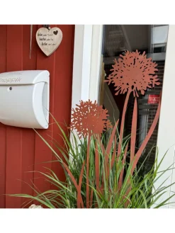 Gartenstecker Stecker Agapanthus 2er Set in Braun