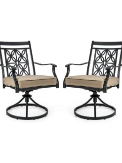 Gartenstühle 2er Set in Khaki