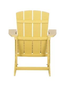 Gartenstuhl ADIRONDACK in Gelb - (W) 75 x (H) 88 x (L) 88 cm
