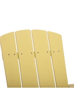 Gartenstuhl ADIRONDACK in Gelb - (W) 75 x (H) 88 x (L) 88 cm