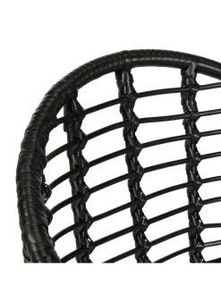 Gartenstuhl KALO 2er-Set in Schwarz