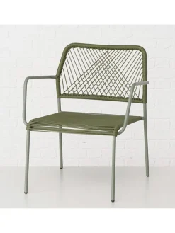 Gartenstuhl "Parco" in Grün - (B)60 x (H)78 x (T)60 cm