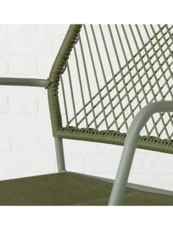 Gartenstuhl "Parco" in Grün - (B)60 x (H)78 x (T)60 cm