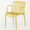 Gartenstuhl "Quito" in Gelb - (H)79 cm