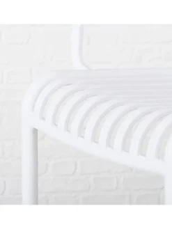 Gartenstuhl "Quito" in Weiß - (H)79 cm