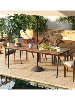 Gartentisch Akazienholz 200cm in Braun